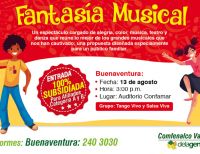 “Fantasía Musical”: Un animado espectáculo para la familia