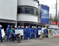 Estibadores realizaron protesta en la puerta Raymond, Sociedad Portuaria Buenaventura respondió