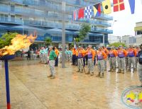 La Armada Nacional realizó en la mañana del martes 24 de octubre de 2017 la inauguración de la semana deportiva en Buenaventura