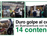 La DIAN realizó la aprehensión de 14 contenedores con mercancía de contrabando avaluada en 21 mil millones de pesos