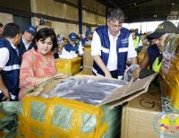 La DIAN realizó la aprehensión de 15 contenedores con mercancía de contrabando