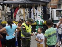 El pesebre móvil de la Policía Nacional llegó a más de 25 barrios de Buenaventura