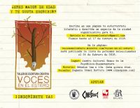 Inscripciones abiertas para el taller de escritura creativa Voces en el Estero