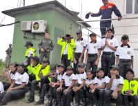 Policía Juvenil realiza visita para conocer la labor de la Dirección General Marítima en Tumaco