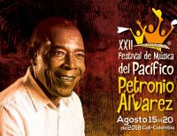 El XXII Festival de Música del Pacífico Petronio Álvarez ya tiene afiche