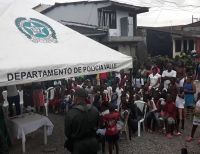 El Distrito Especial de Policía Buenaventura realizó misa en apoyo a las familias de uniformado y los dos ciudadanos secuestrados en Chocó