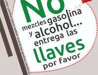 La Secretaría de Tránsito lanzó la campaña 'No Mezcles Gasolina con Alcohol... Entrega las Llaves por Favor'