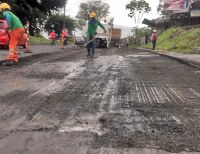 El Consorcio CRP dio inicio al mantenimiento de la carpeta asfáltica entre la entrada de los barrios La Independencia y Los Pinos