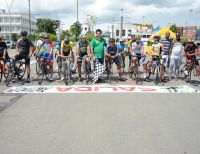 El Inderbuenaventura realizó la primera versión de la carrera ciclística 'Rompiendo Fronteras'