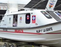 Ya está funcionando la lancha ambulancia y se garantiza la prestación de servicios del Hospital Luis Ablanque de la Plata