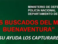La Policía presentó el cartel de los más buscados en el Distrito Especial de Buenaventura